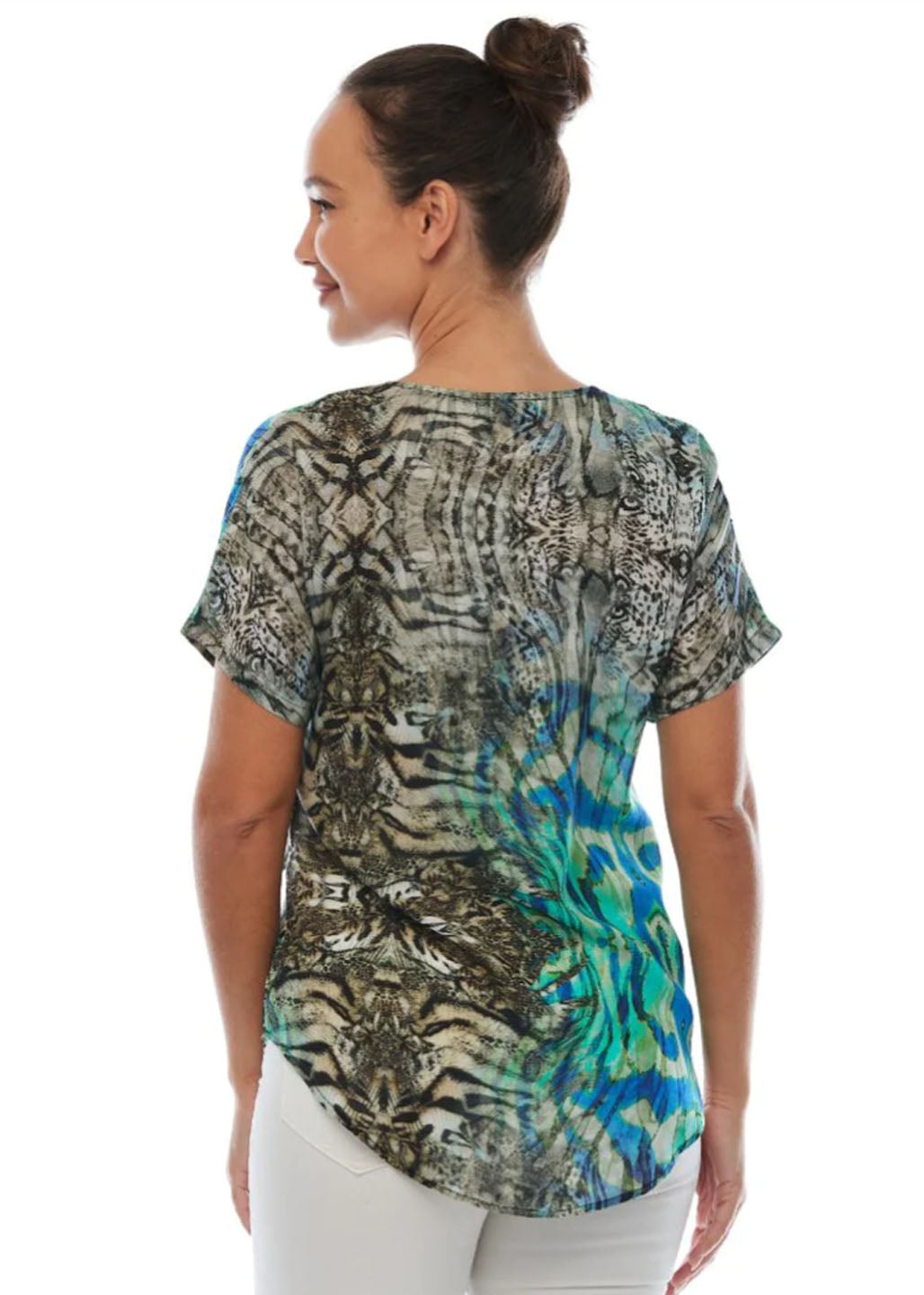 CLAIRE POWELL VISION SHORT SLEEVE TOP