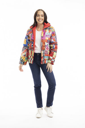 ORIENTIQUE PUFFER LONG SLEEVE JACKET