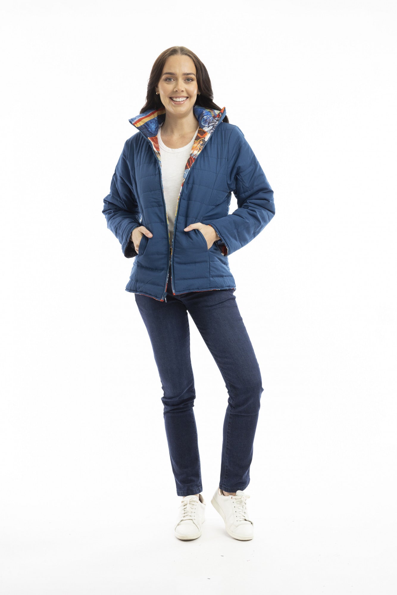 ORIENTIQUE PUFFER LONG SLEEVE JACKET