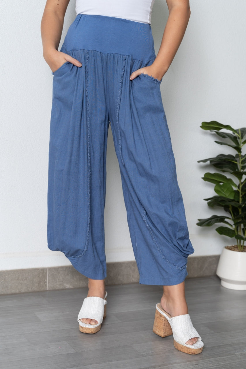 WILLOW TREE FRING DETAIL LOOSE PANT