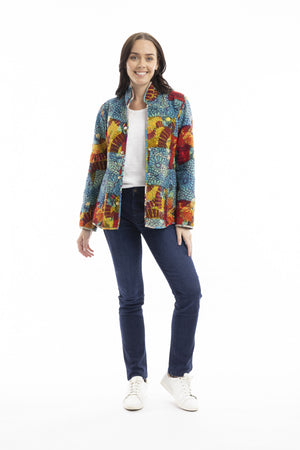 ORIENTIQUE BILL JEAN JACKET REVERSIBLE