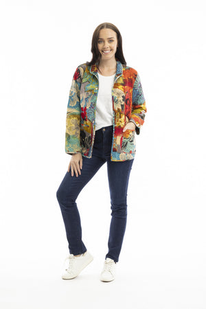 ORIENTIQUE BILL JEAN JACKET REVERSIBLE