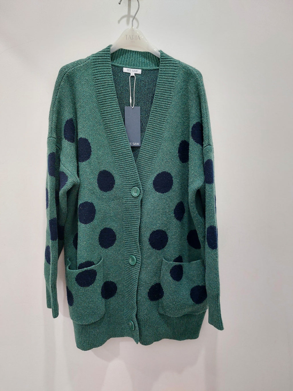 SEE SAW SPOT CARDIGAN