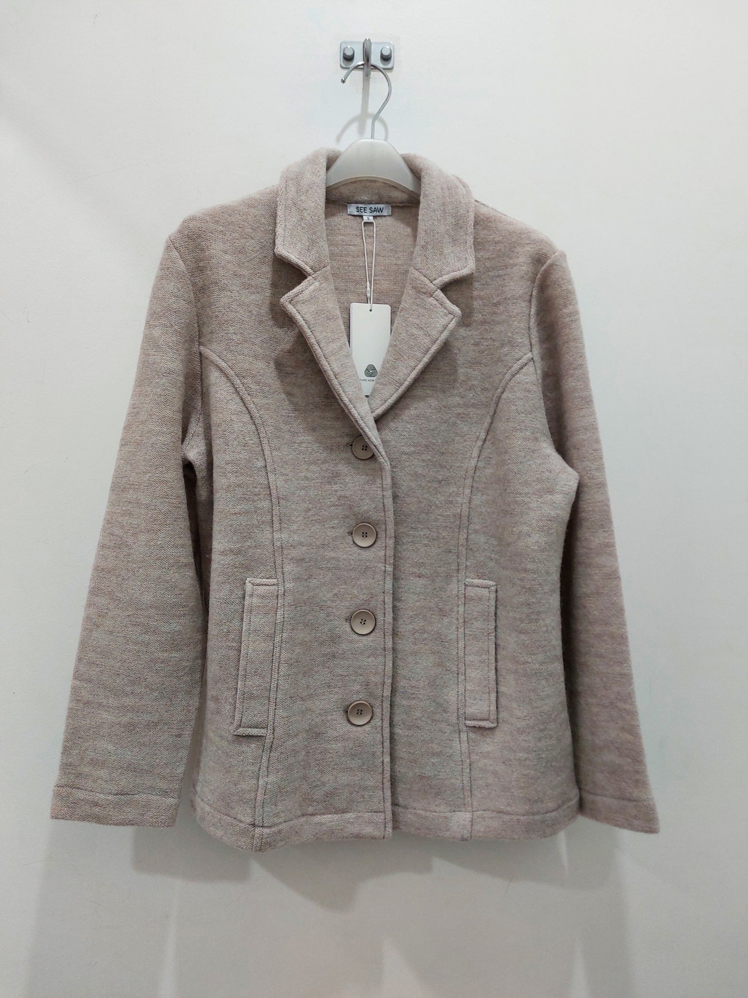 SEE SAW 100% BOILED WOOL BLAZER
