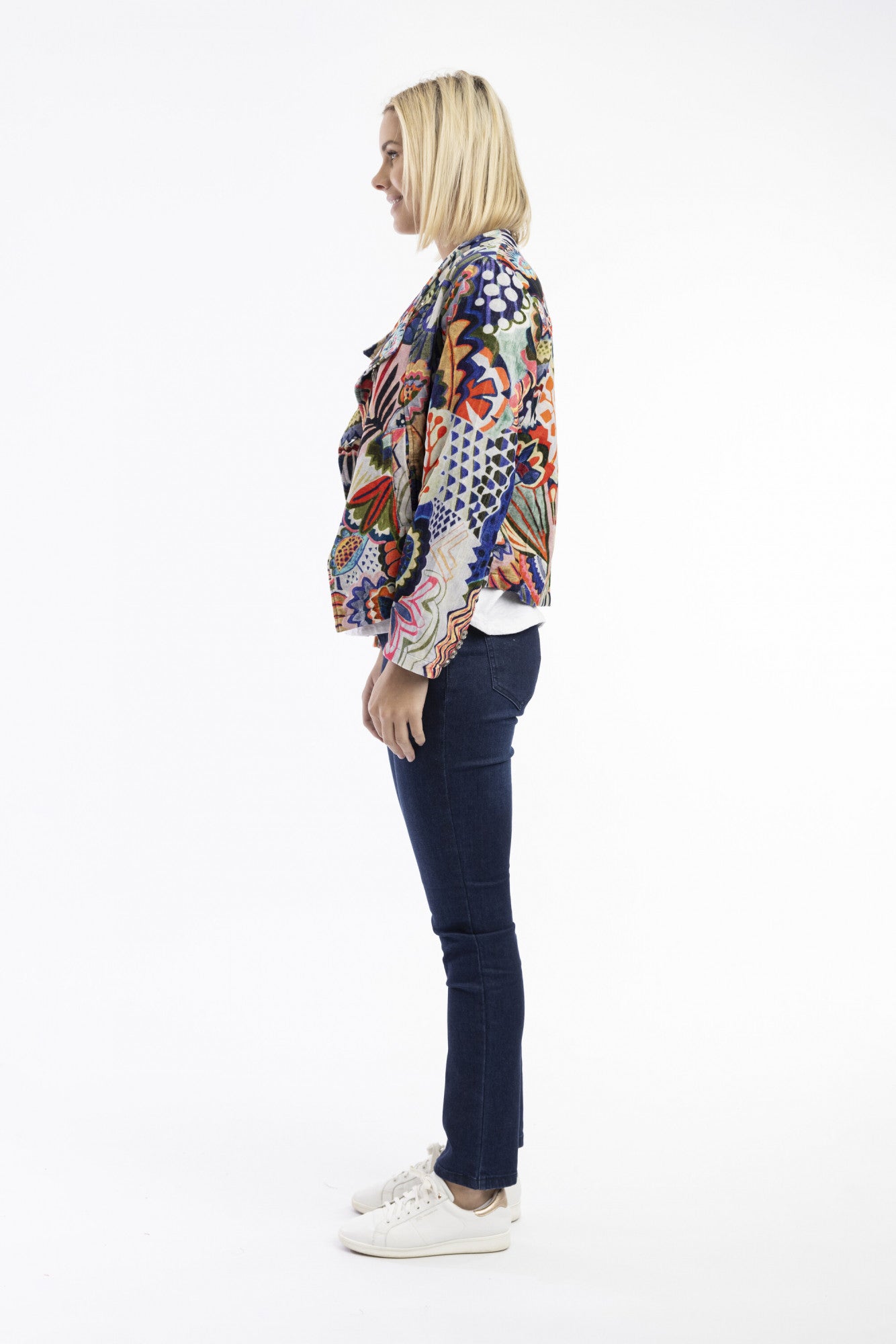 ORIENTIQUE HOTEL CALIFORNIA JACKET CROSS FRONT
