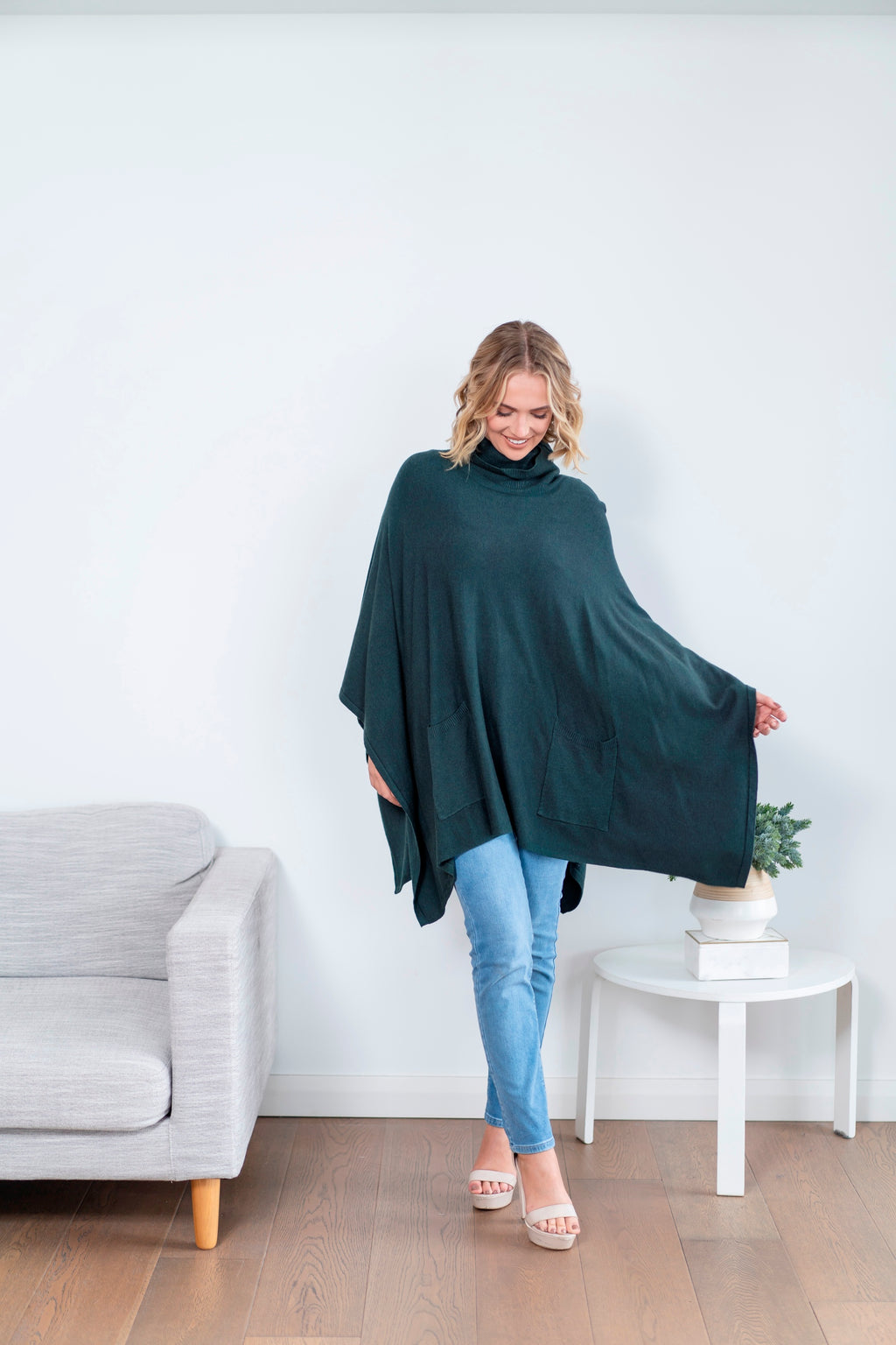 WILLOW TREE TURTLENECK PONCHO