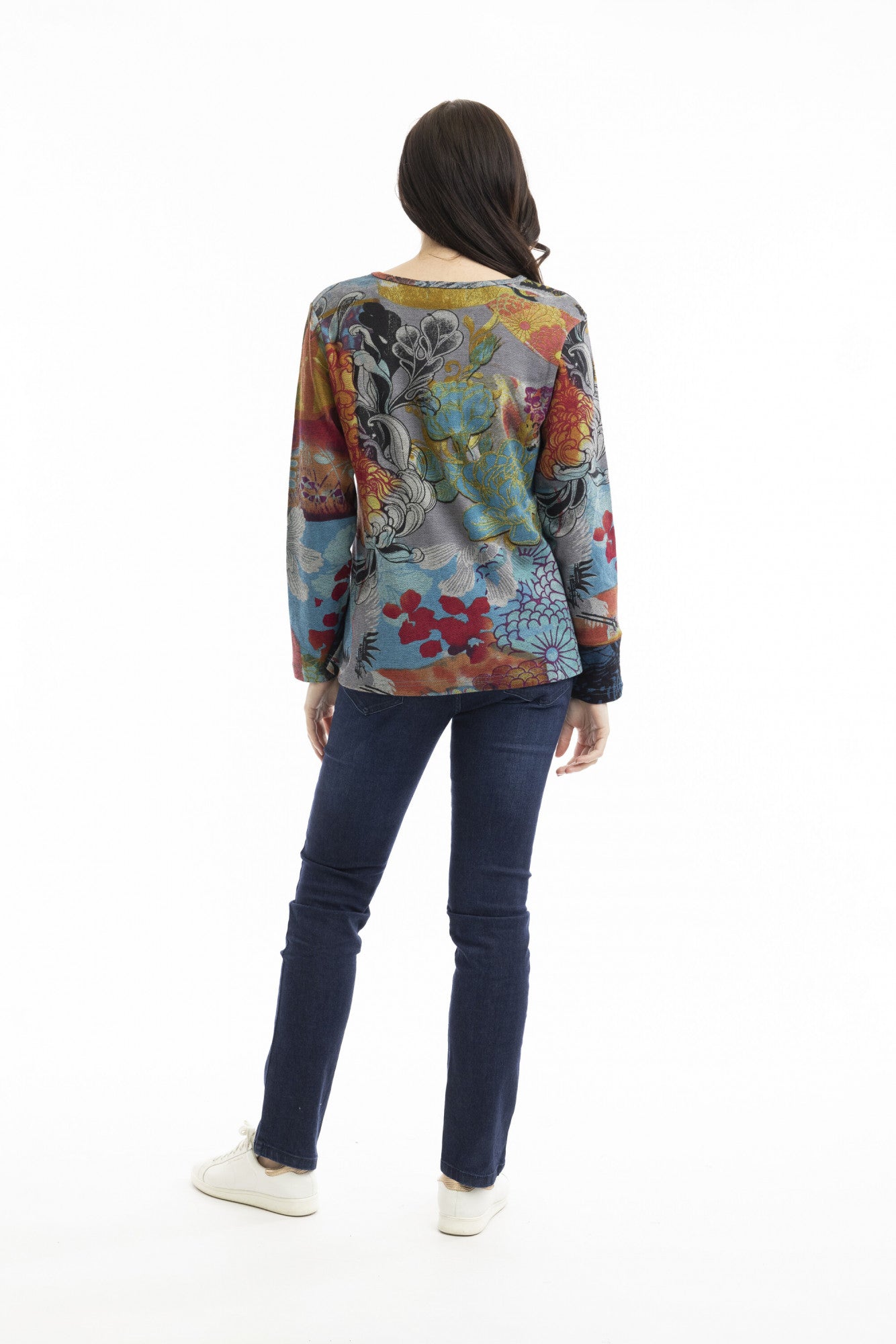 ORIENTIQUE BILLIE JEAN TOP PATCH