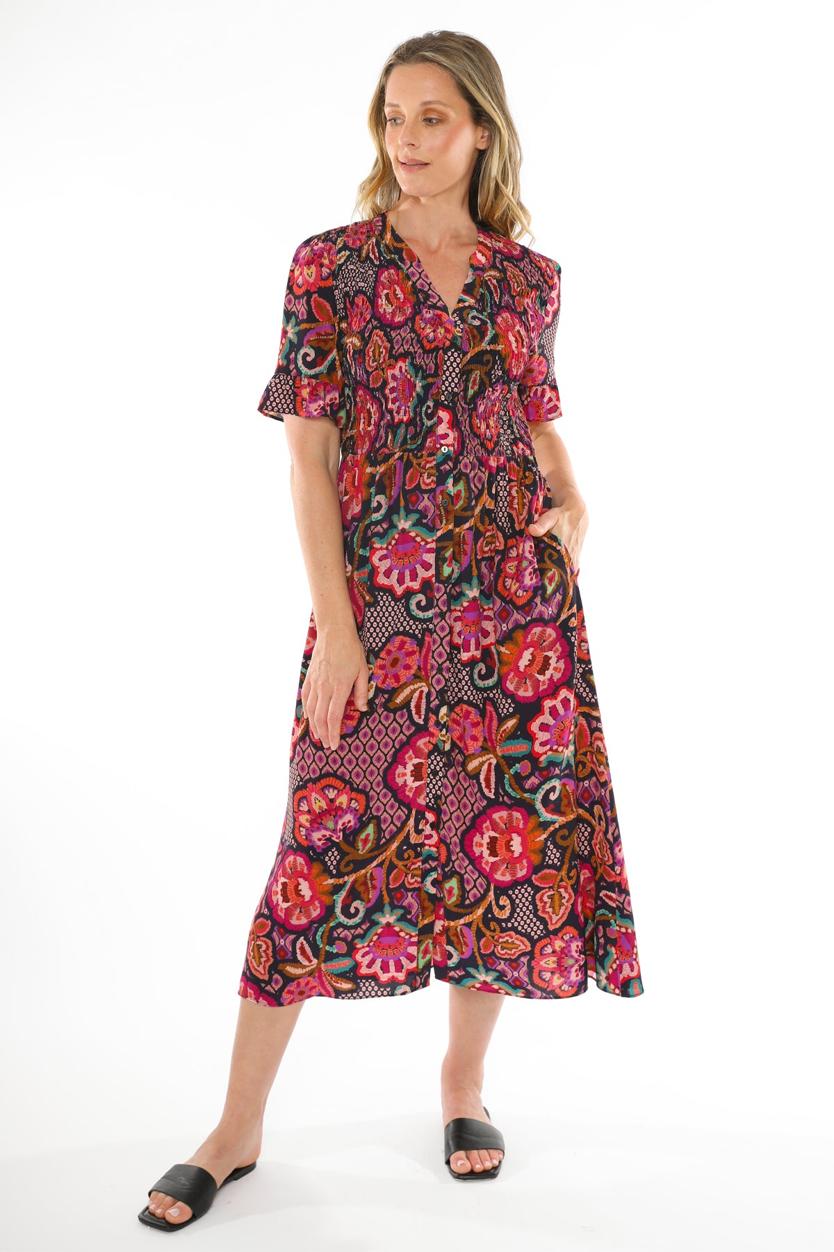 JUMP VIBRANT TAPESTRY DRESS