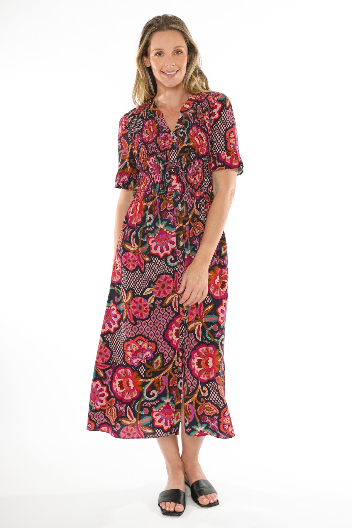 JUMP VIBRANT TAPESTRY DRESS