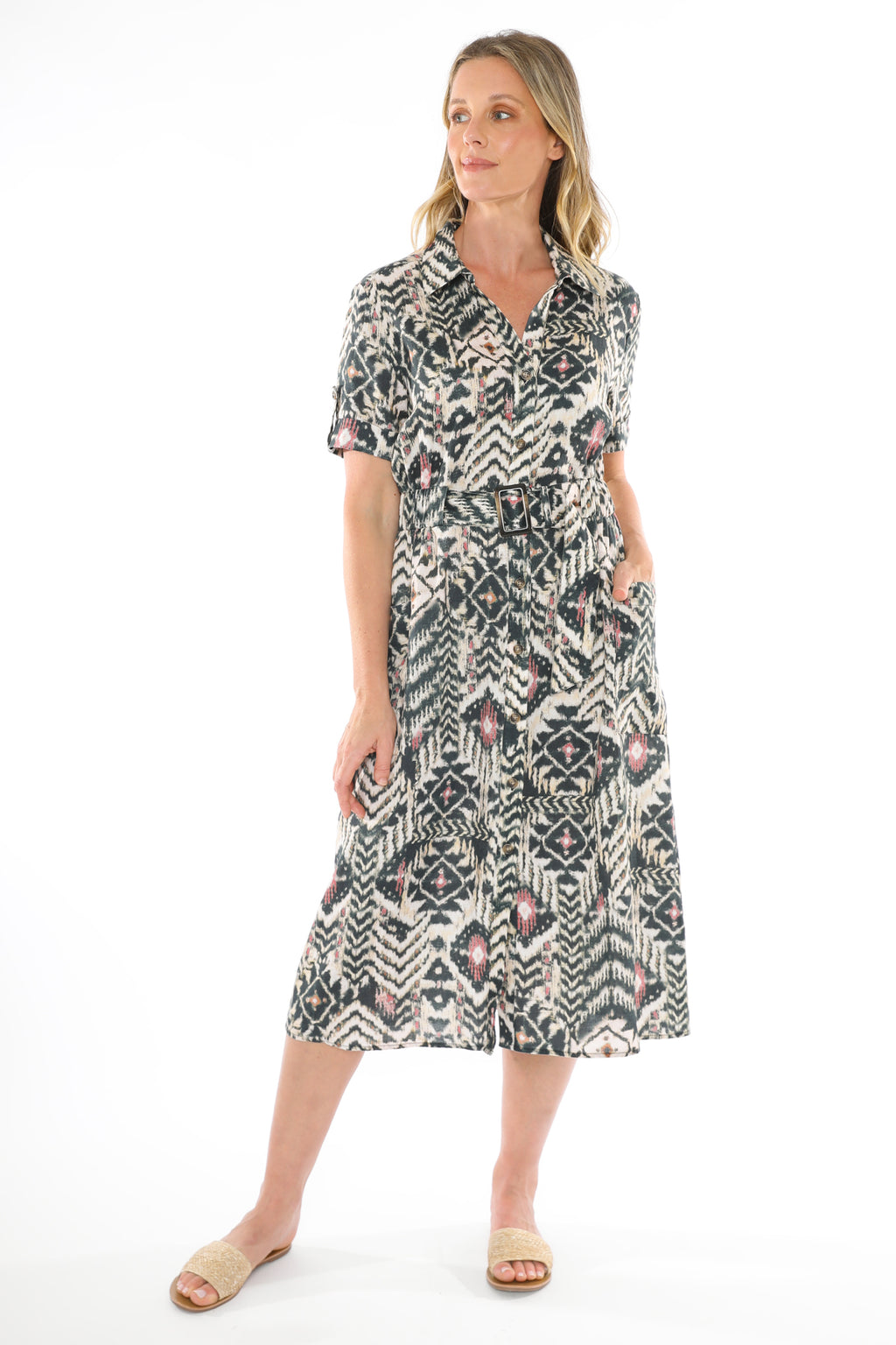 JUMP TRIBAL PRINT DRESS