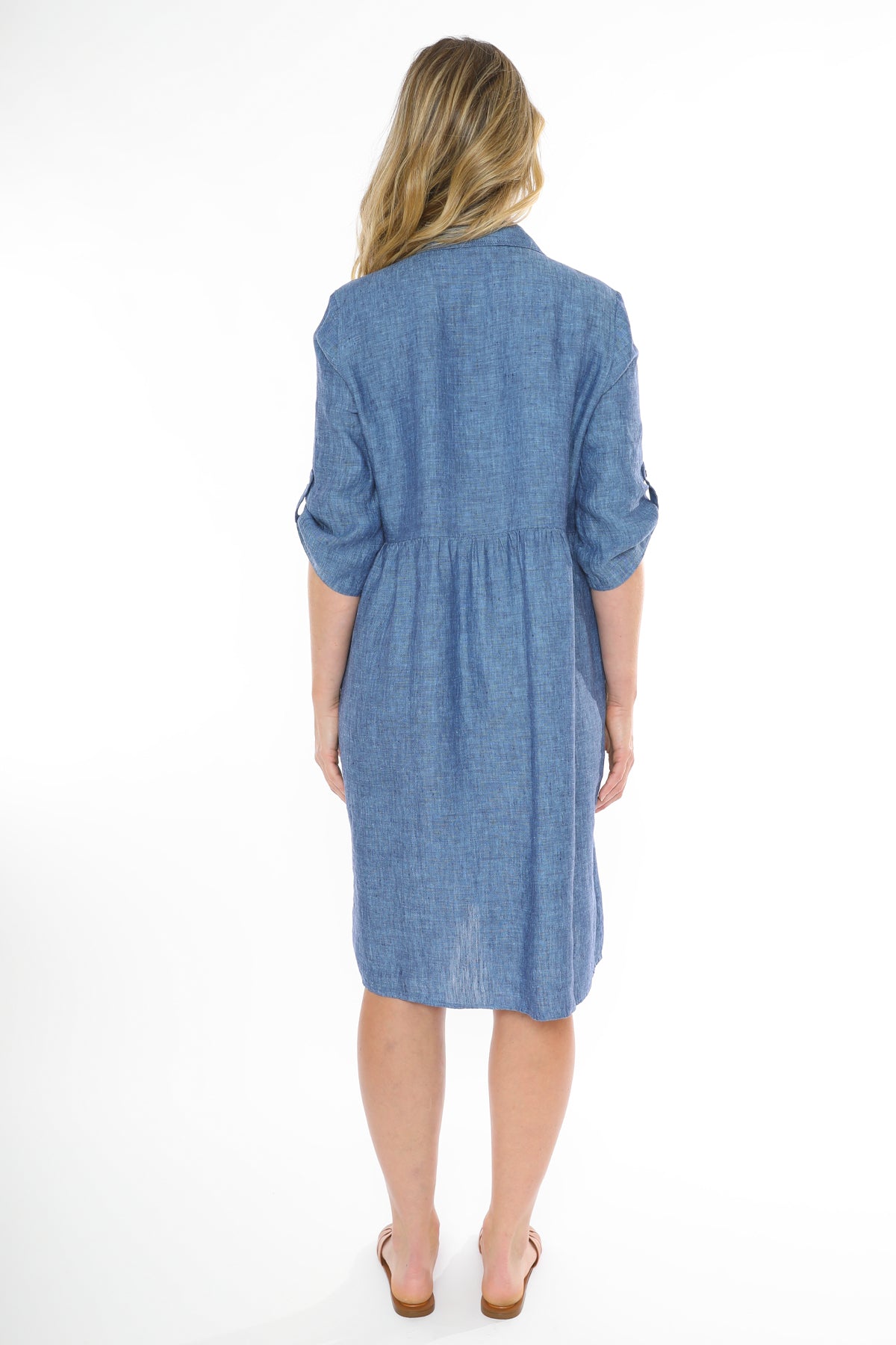 JUMP 2 POCKETS LINEN DRESS