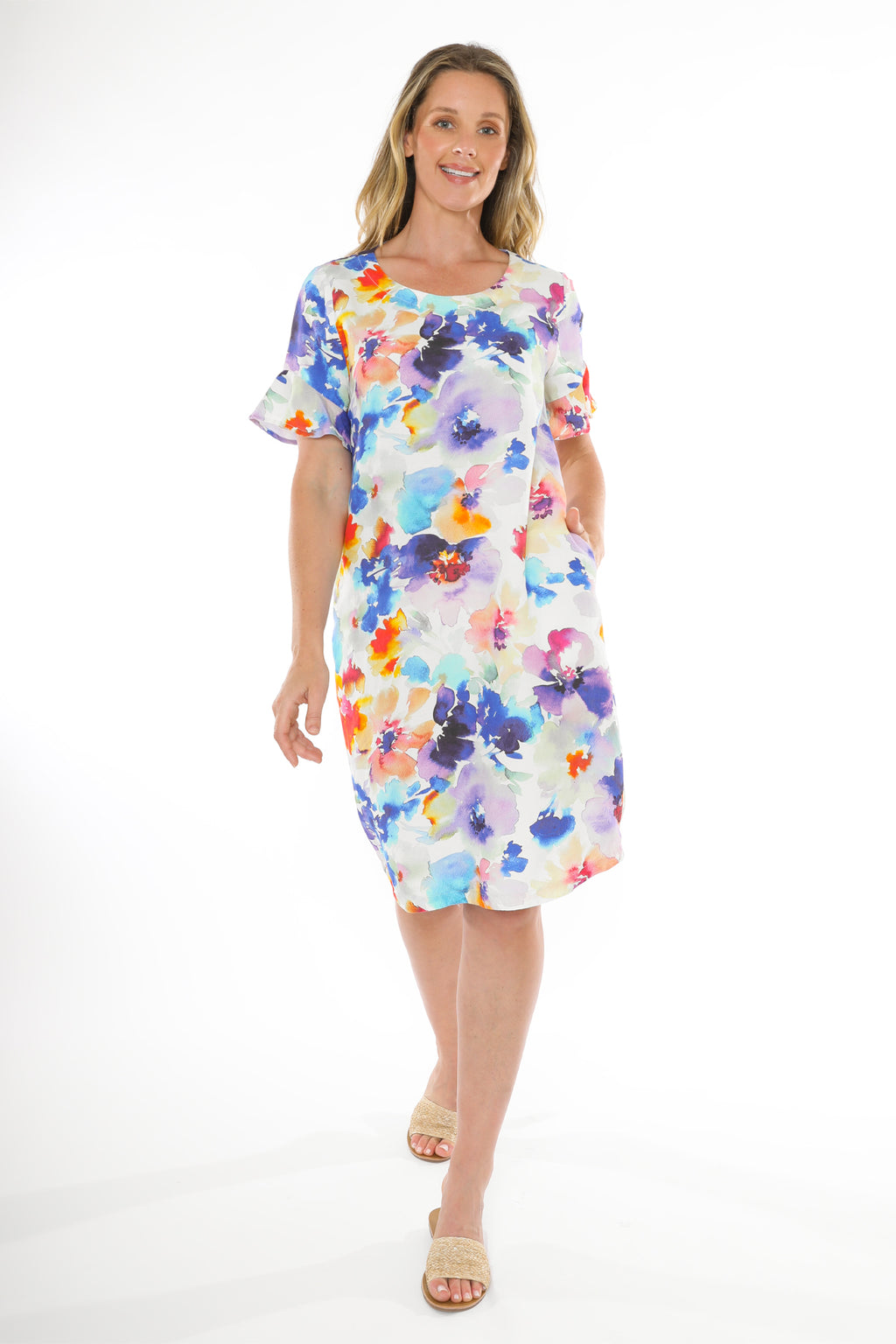 JUMP SANTORINI BLOOM DRESS