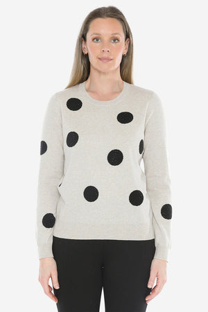 JUMP DIAMANTE SPOT PULLOVER