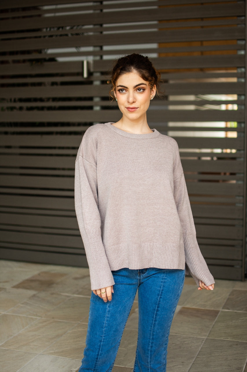 FRIA SIDE SPLIT KNIT JUMPER