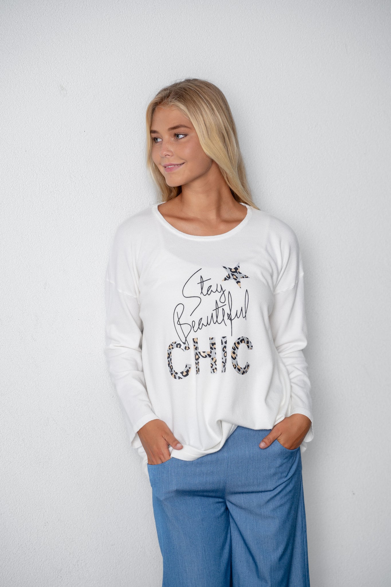 WILLOW TREE STAY BEAUTIFUL CHIC KNIT JUMPER