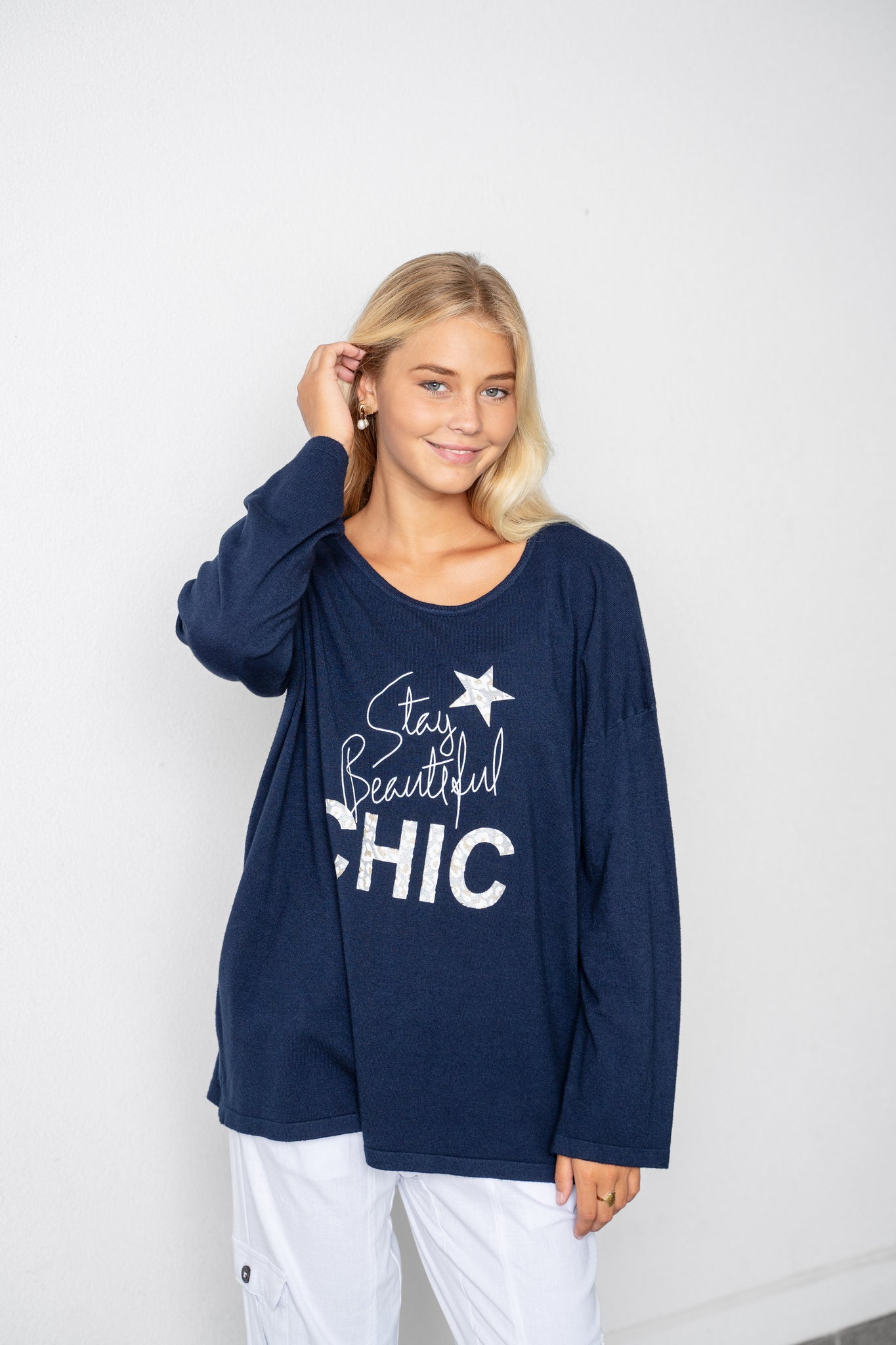WILLOW TREE STAY BEAUTIFUL CHIC KNIT JUMPER