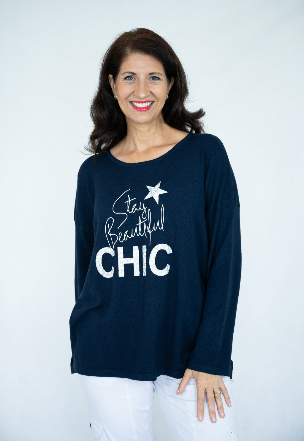 WILLOW TREE STAY BEAUTIFUL CHIC KNIT JUMPER
