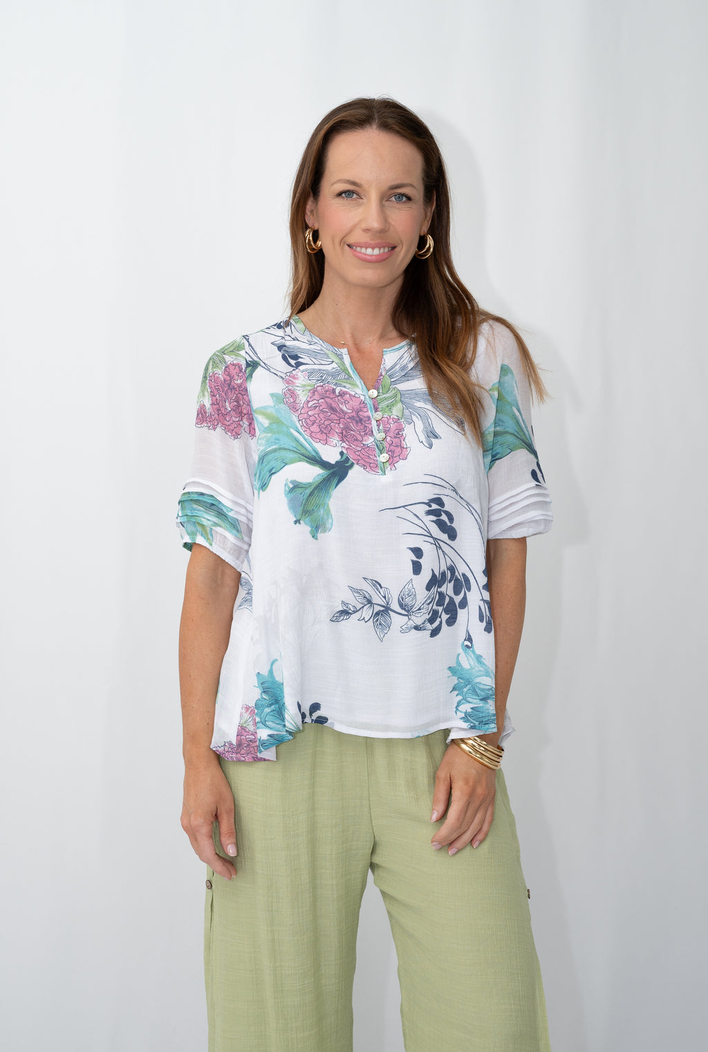 WILLOW TREE FLORAL PRINT TOP