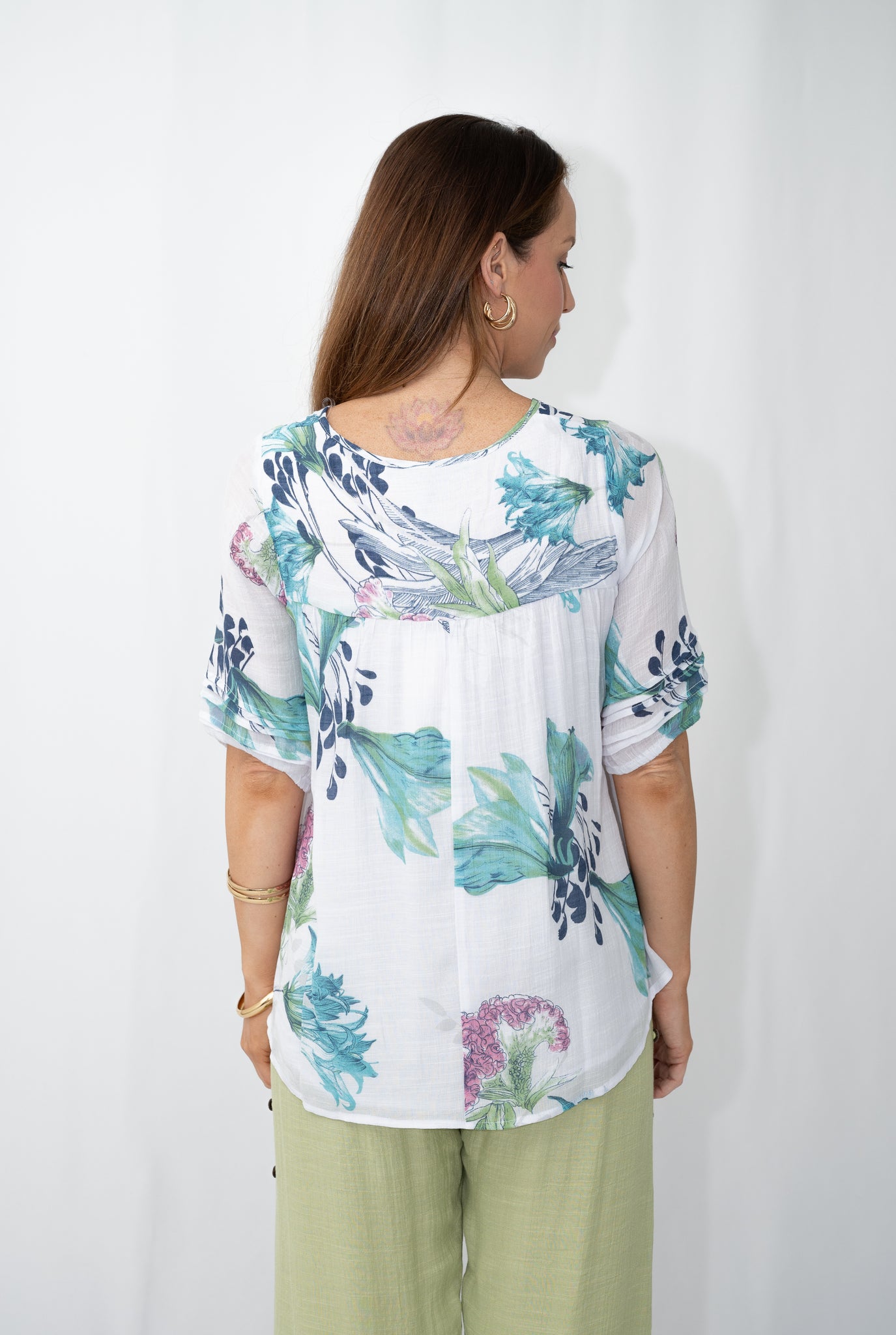 WILLOW TREE FLORAL PRINT TOP