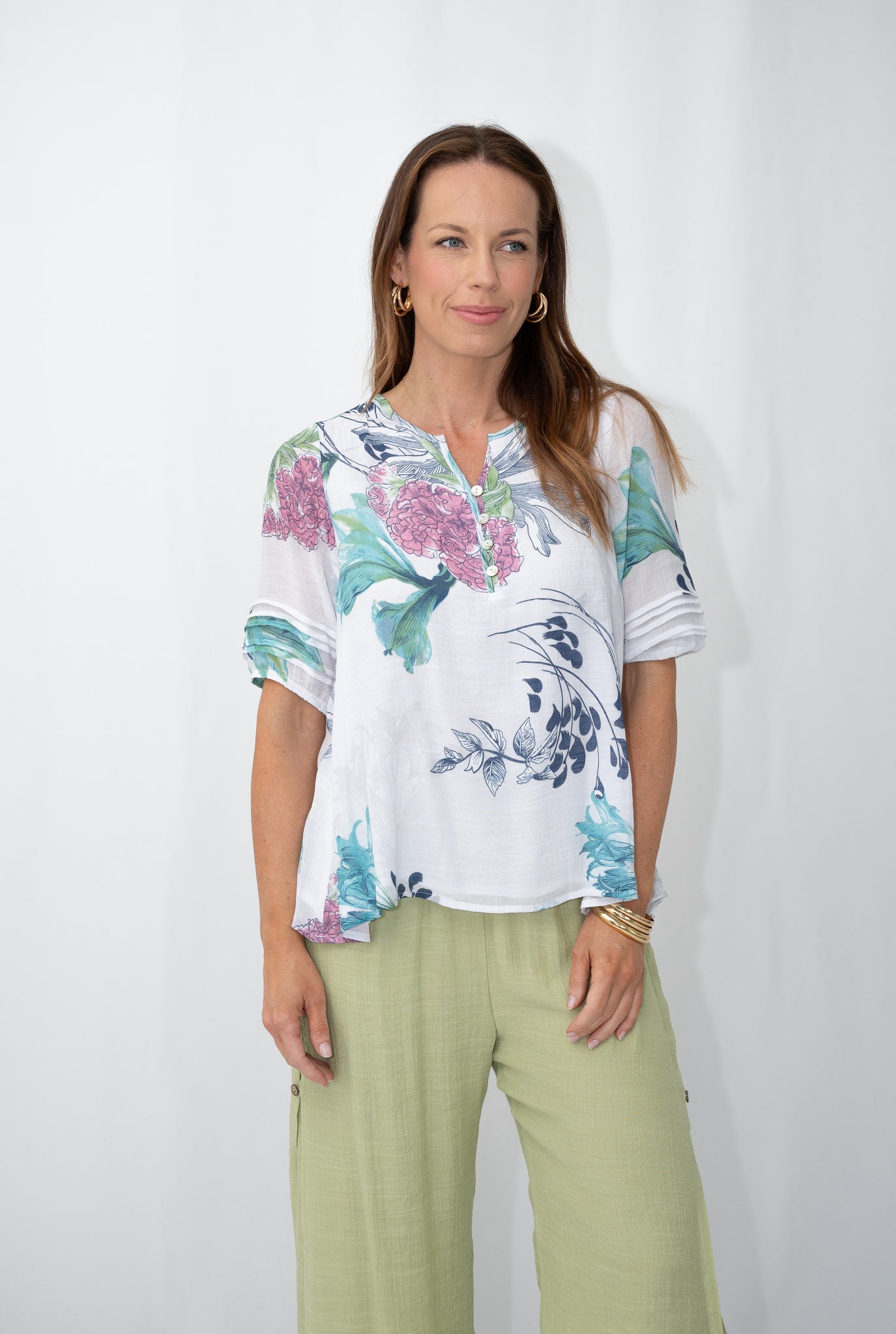 WILLOW TREE FLORAL PRINT TOP
