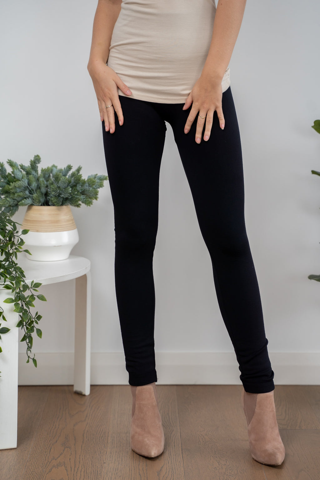 MISSY Q WIDE WAIST SEAMLESS IN FLEECE LEGGING