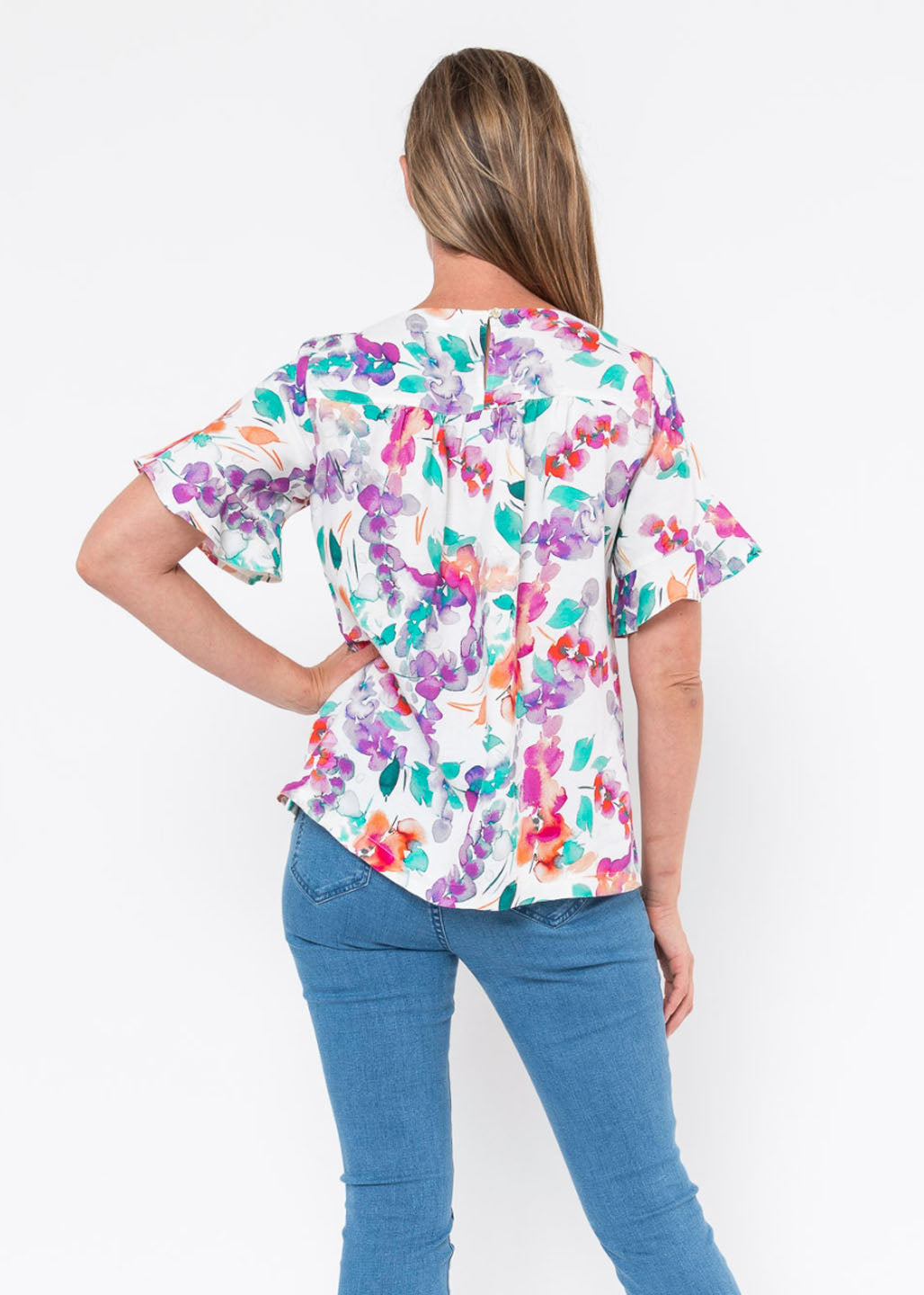 JUMP PAINTERLY FLORAL TOP