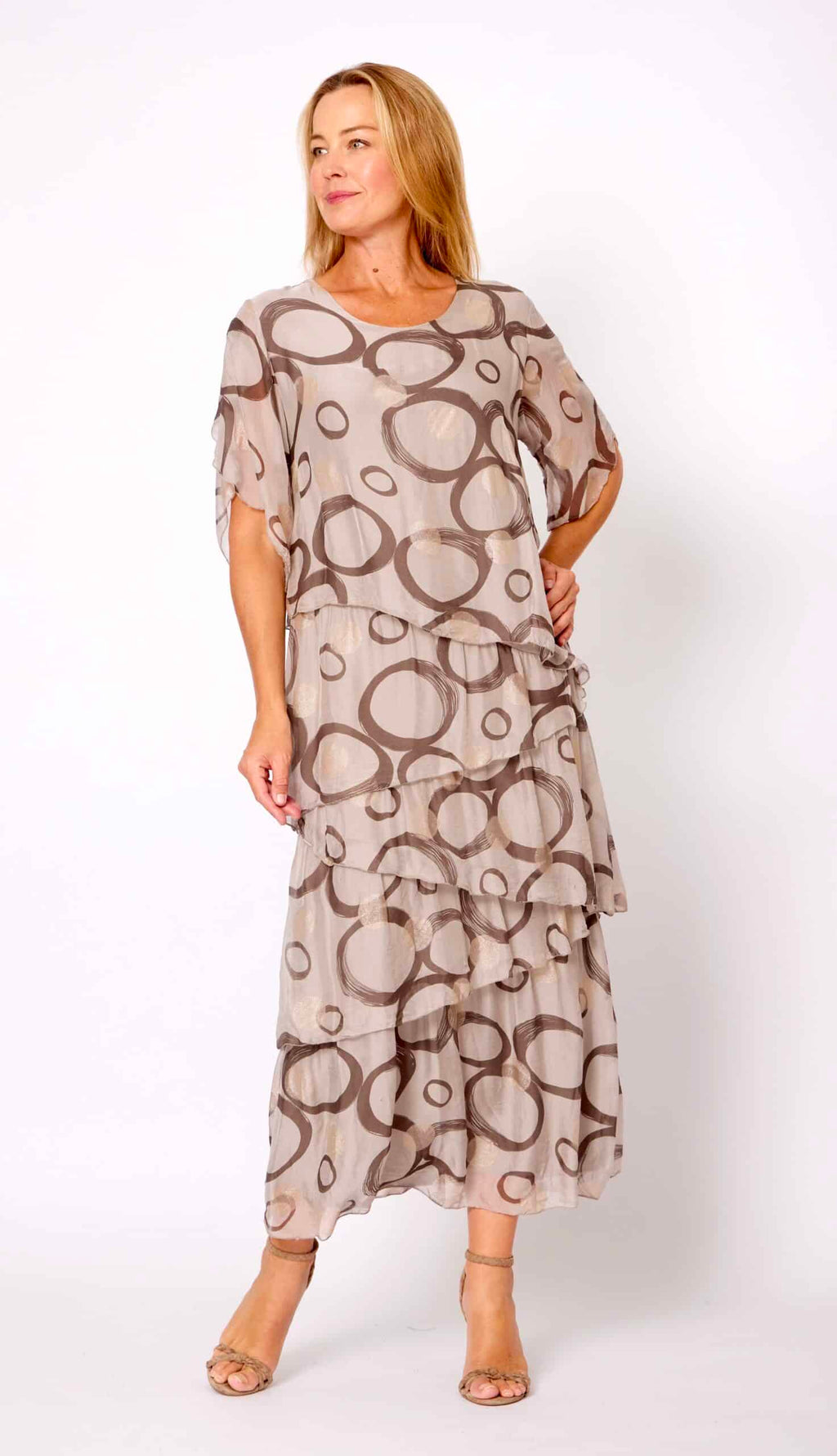 LA STRADA MULTI LAYERS DRESS