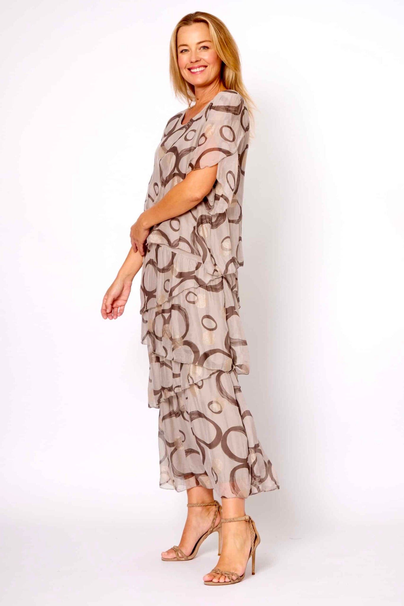LA STRADA MULTI LAYERS DRESS