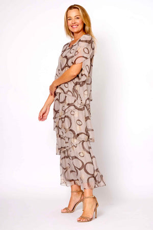 LA STRADA MULTI LAYERS DRESS