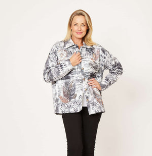 LA STRADA VISCOSE COTTON JACKET