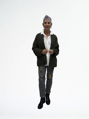 LA STRADA MULTI PATCHWORK PANT