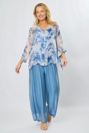 LA STRADA SILK & VISCOSE WITH CAMI CADIGAN