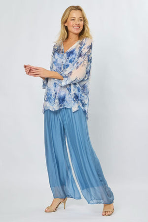 LA STRADA SILK & VISCOSE WITH CAMI CADIGAN