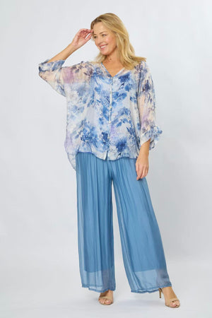 LA STRADA SILK & VISCOSE WITH CAMI CADIGAN
