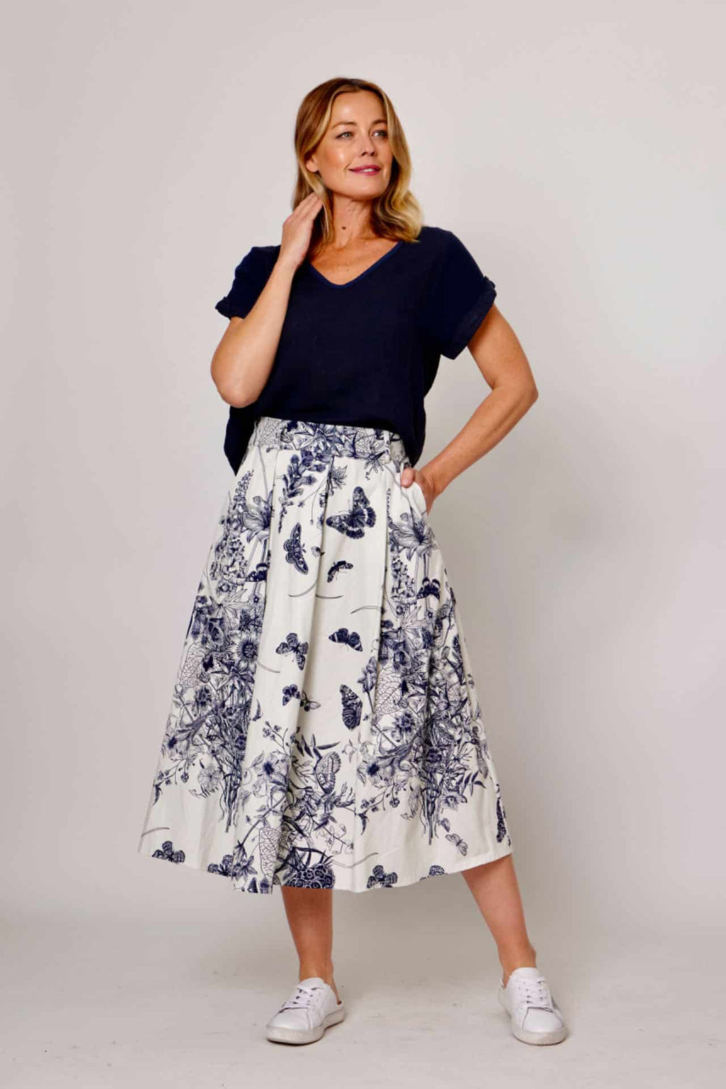 LA STRADA PLEATED SKIRT