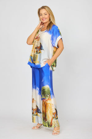 LA STRADA POSITANO PRINT TOP