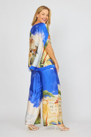 LA STRADA POSITANO PRINT TOP