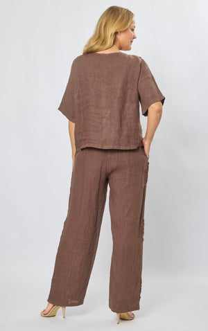LA STRADA CANDLEWICK EMBROIDERY TOP