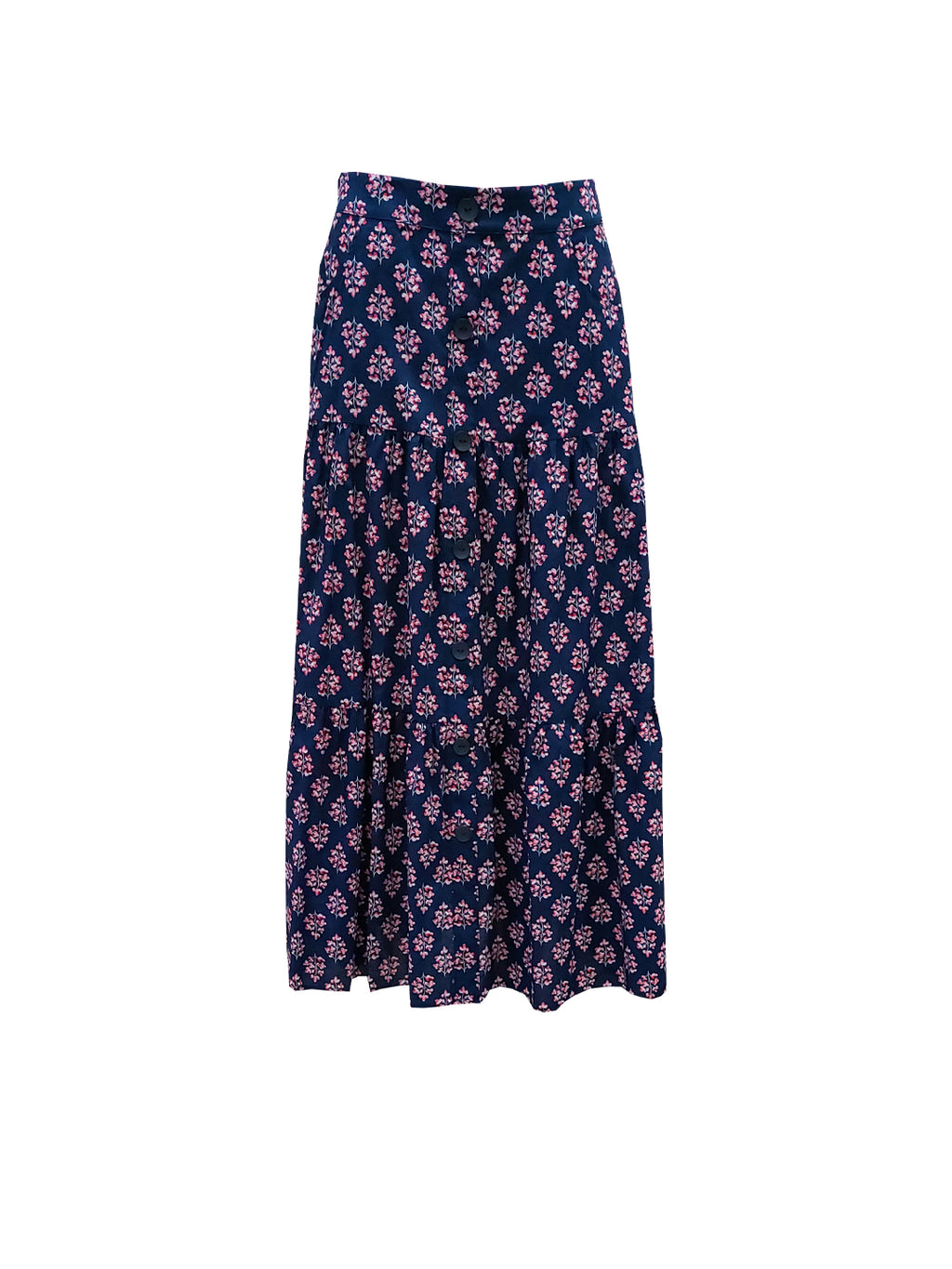 TARIA COTTON MIDI SKIRT