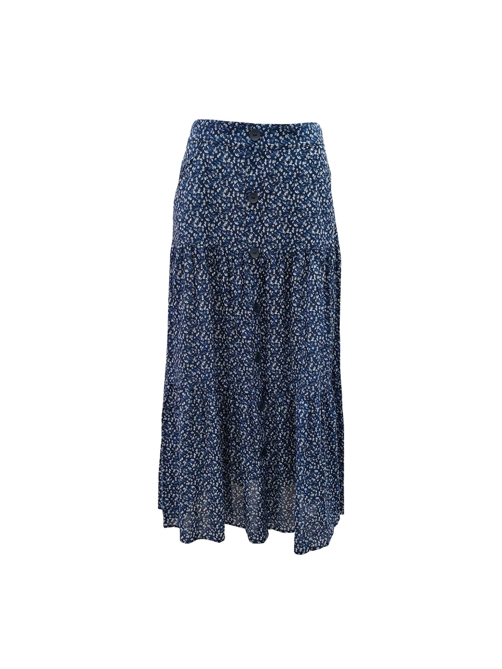 TARIA COTTON MIDI SKIRT