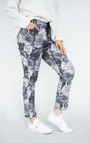JOLIE SAULE FLORAL PRINT STRETCH PULL ON PANT