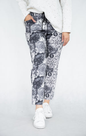 JOLIE SAULE FLORAL PRINT STRETCH PULL ON PANT