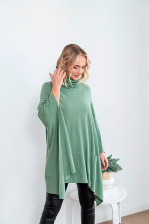 WILLOW TREE TURTLENECK PONCHO