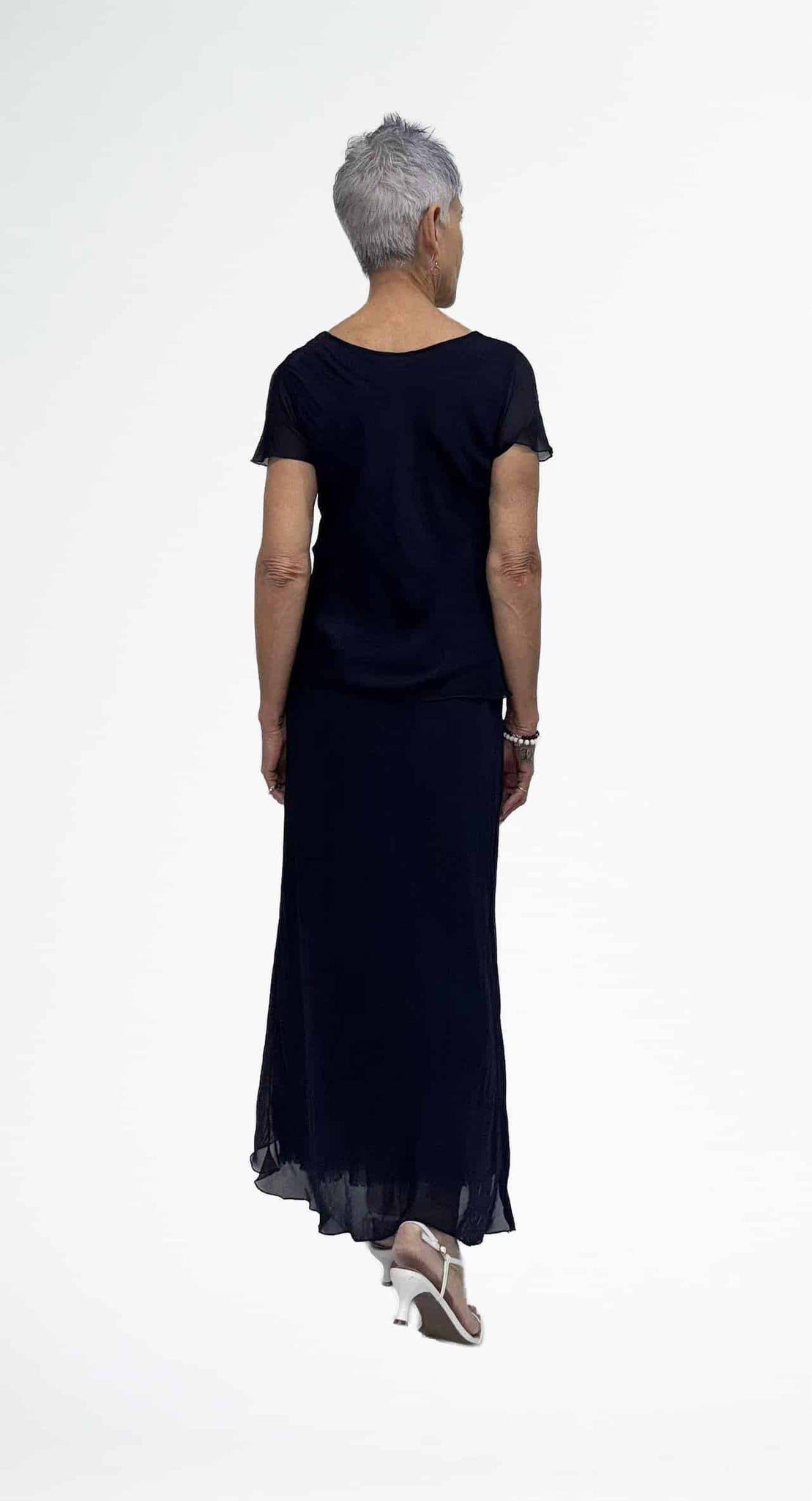 LA STRADA BIAS CUT MULTI LAYERS SKIRT