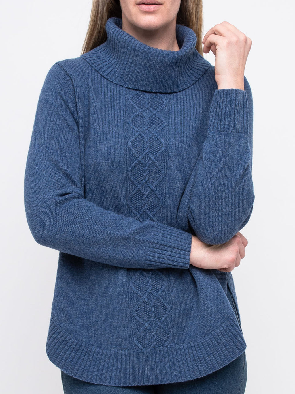 JUMP CABLE DETAIL PULLOVER NECK JUMPER