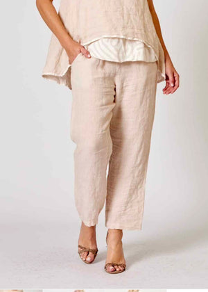 LA STRADA BAMBOO BUCKLE PANT