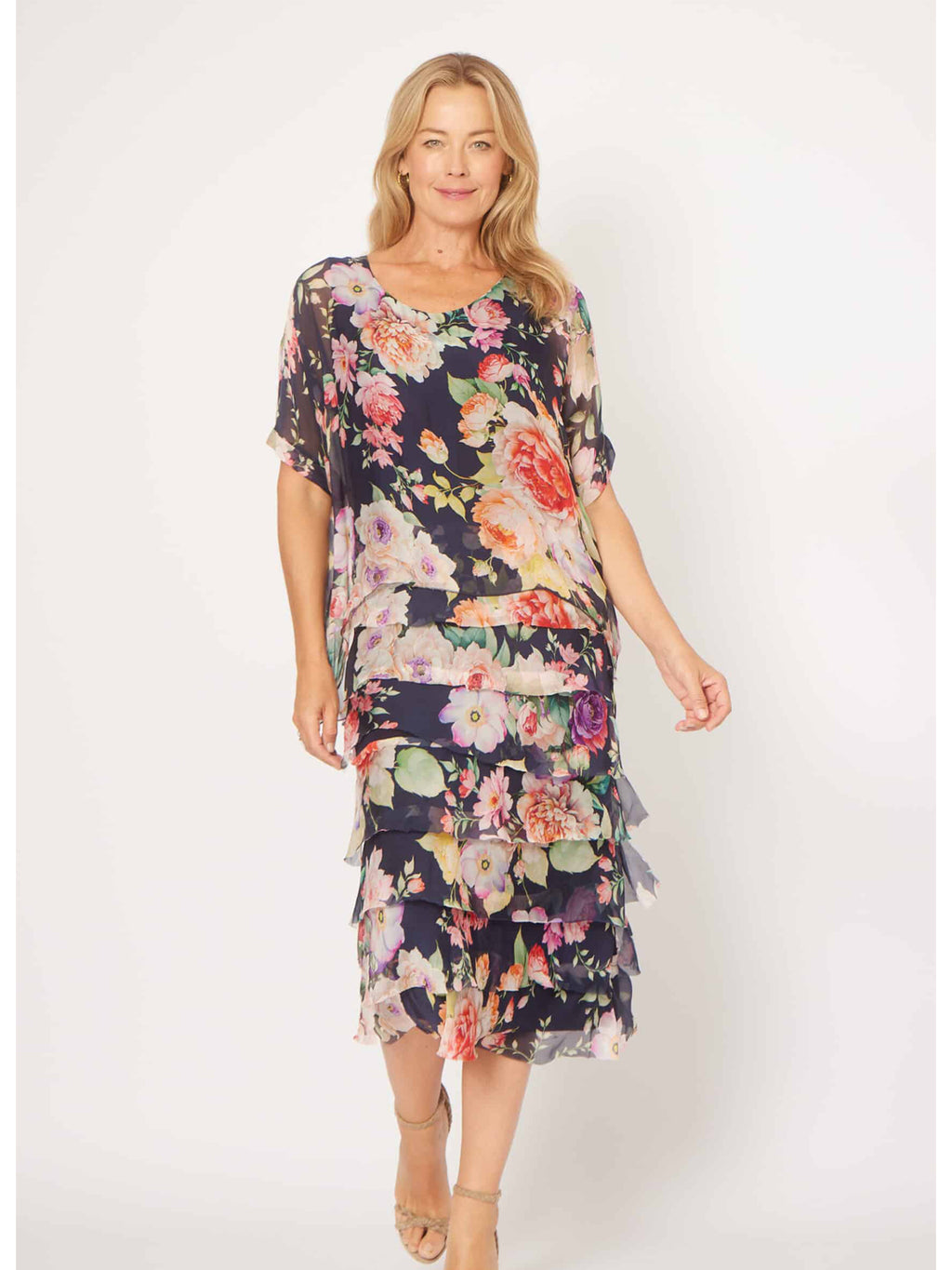 LA STRADA MULTI LAYERS DRESS