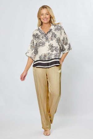 LA STRADA VISCOSE PRINT SHIRT