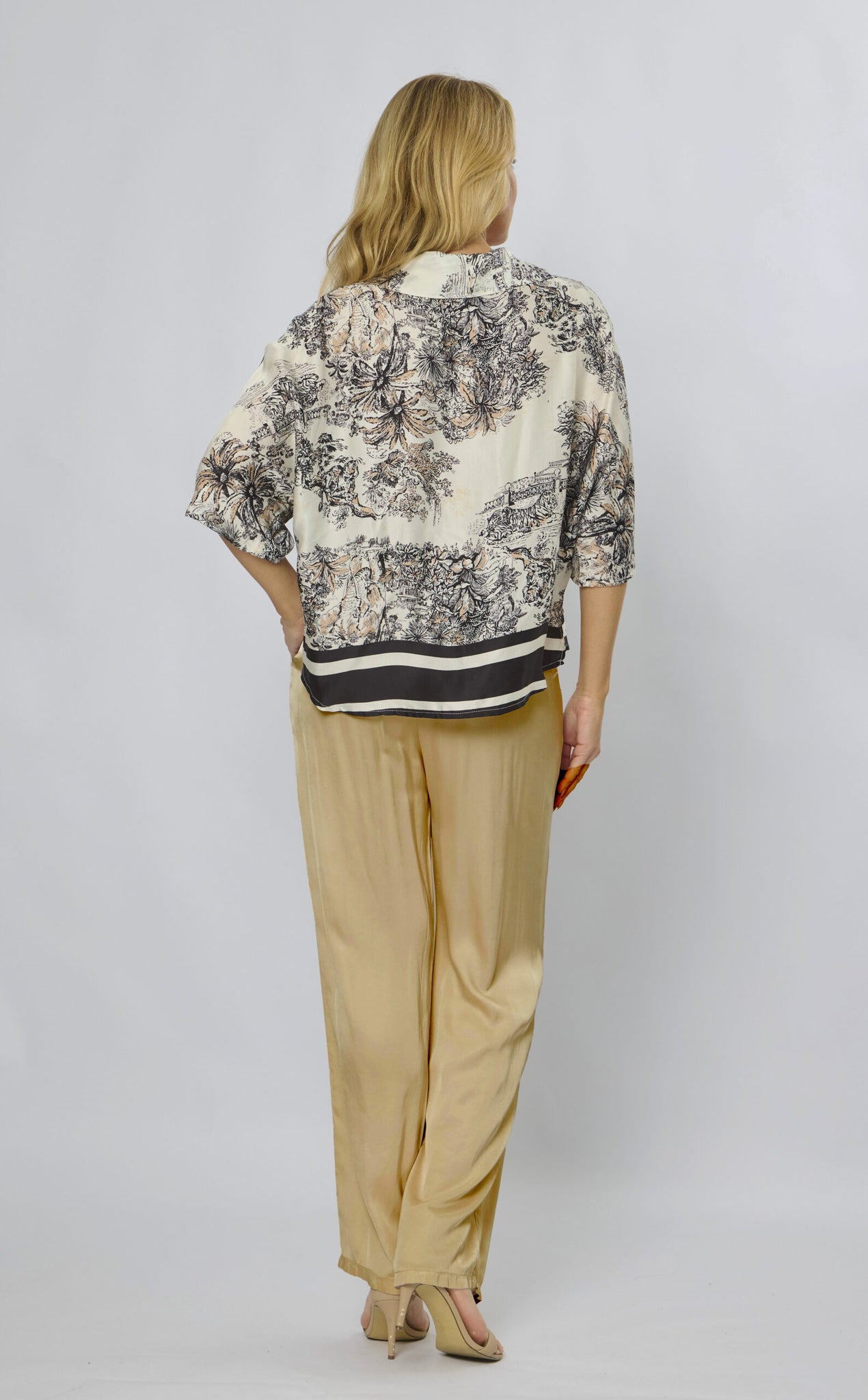 LA STRADA VISCOSE PRINT SHIRT