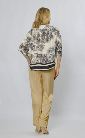 LA STRADA VISCOSE PRINT SHIRT